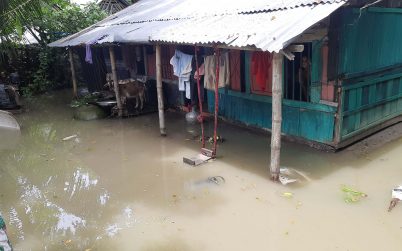 বাগেরহাটে বিপদ সিমার ৮ সেন্টিমিটার  উপর দিয়ে পানি প্রবাহিত, নিম্নাঞ্চল প্লাবিত