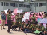 বাগেরহাটে নার্সিং ডিপ্লোমাকে স্নাতক ডিগ্রির স্বীকৃতির দাবিতে বিক্ষোভ, দিবস বয়কট