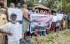 রামপালে নদী ভঙ্গন : গ্রাম রক্ষার দাবীতে এলাকাবাসির মানববন্ধন