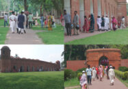 বিশ্ব ঐতিহ্য ষাটগম্বুজ মসজিদ দেখতে দর্শনার্থীদের উপচে পড়া ভিড়