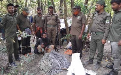 বাগেরহাটে হরিণ শিকারের ফাঁদসহ শিকারি আটক
